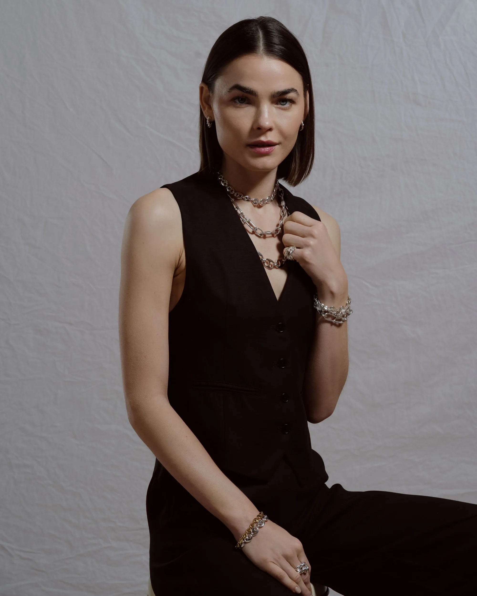 Bedrock Medium Bracelet - Solid Gold