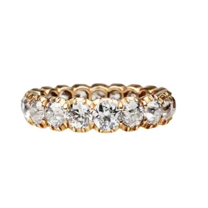 Bell & Bird Signature Cutaway Diamond Eternity Band with Old European Cut Diamonds