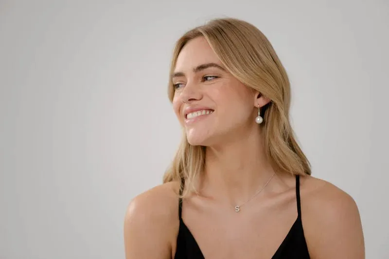 Bella Pearl Drop Earrings