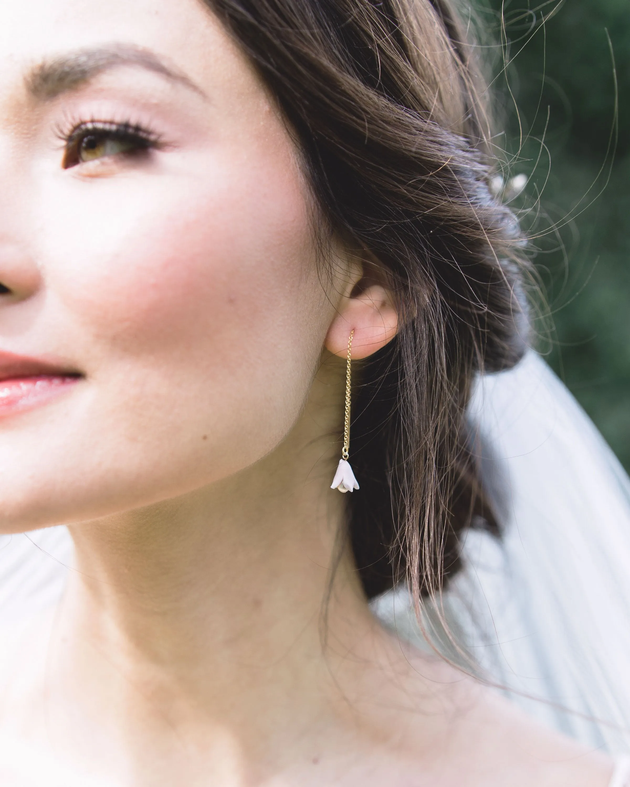 Belle Fleur Threader Earrings