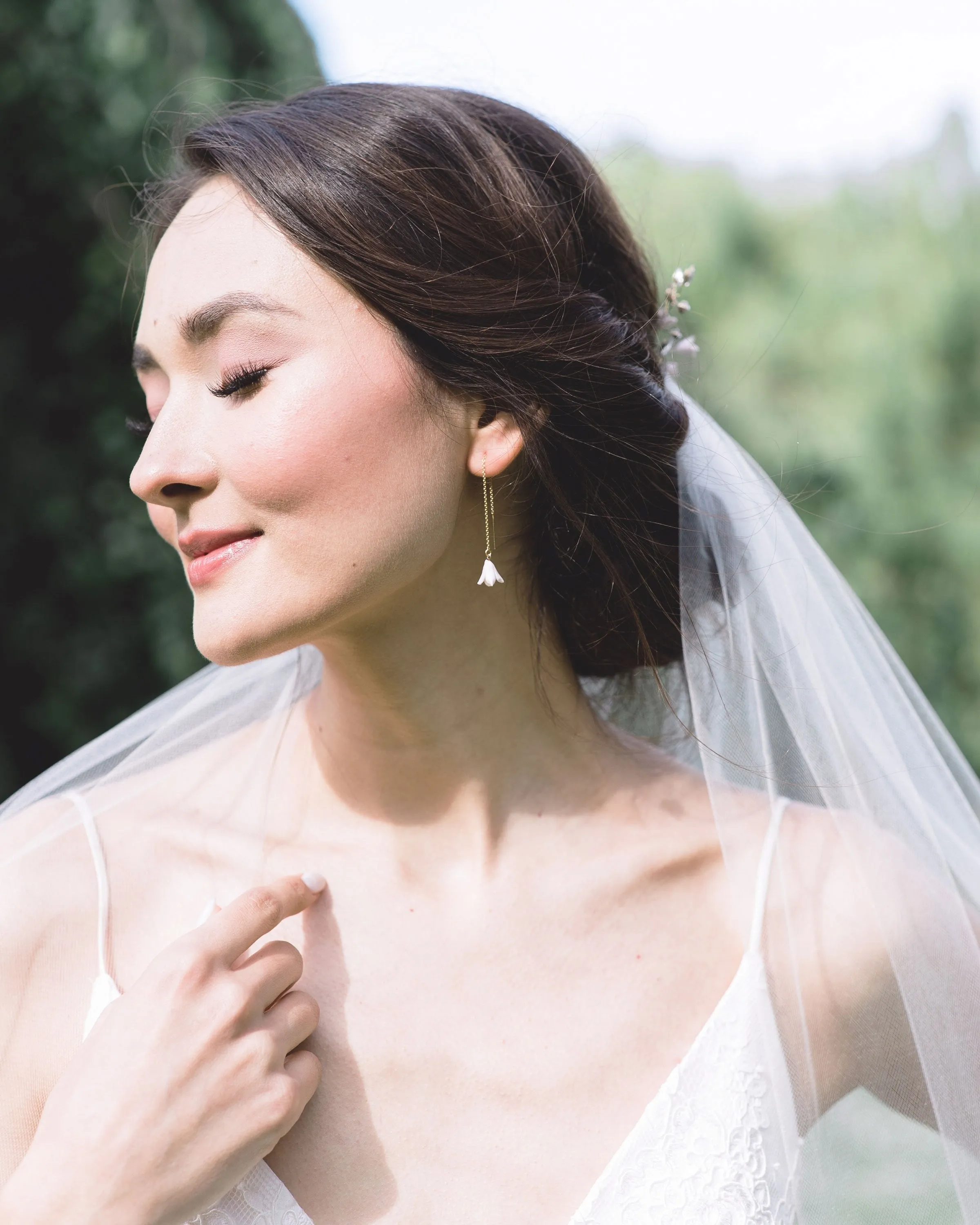 Belle Fleur Threader Earrings