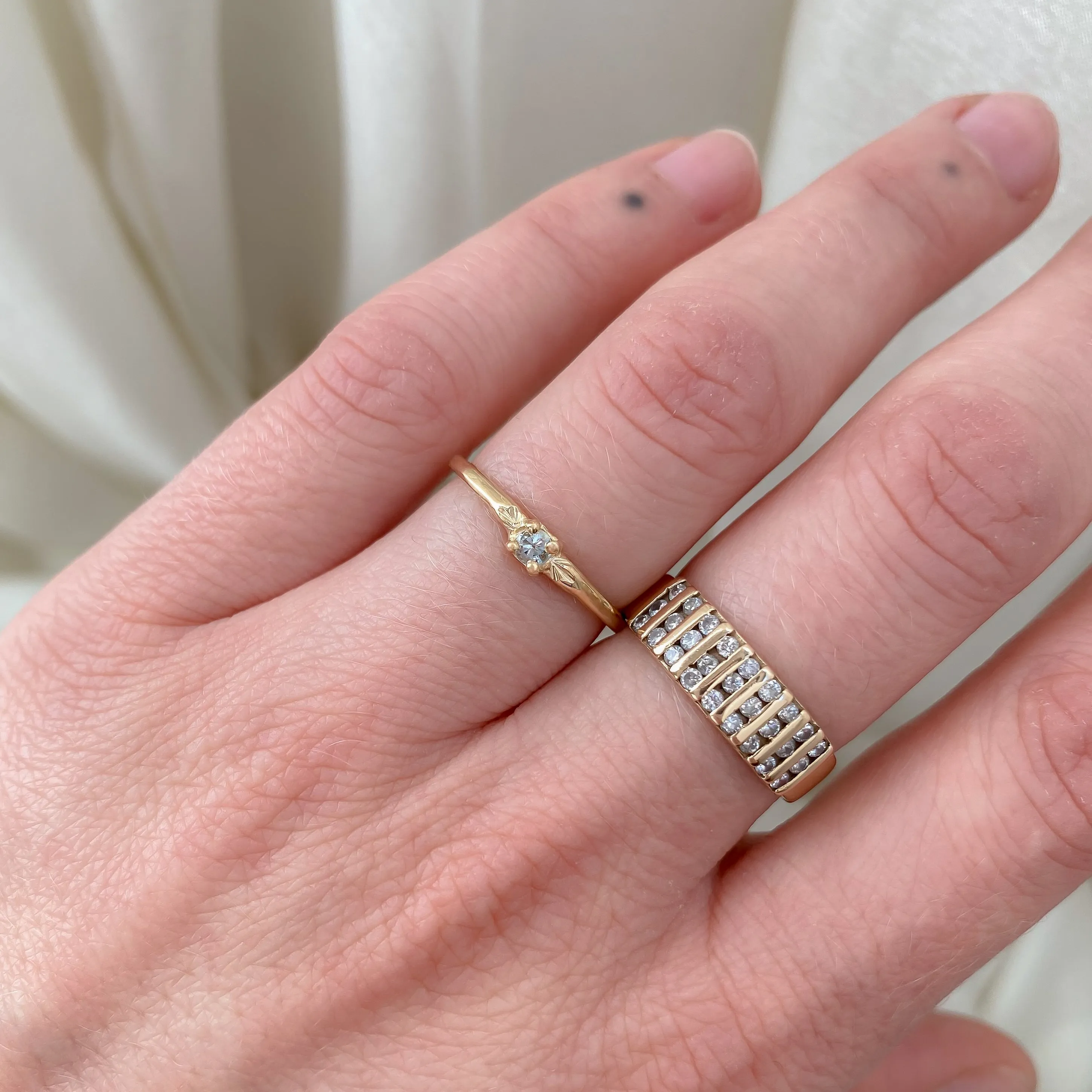 Birthday Sprinkles | 14k Birthstone Rings