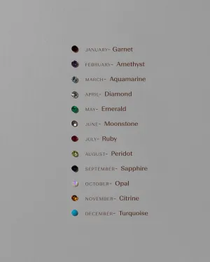 Birthstone Level Ring