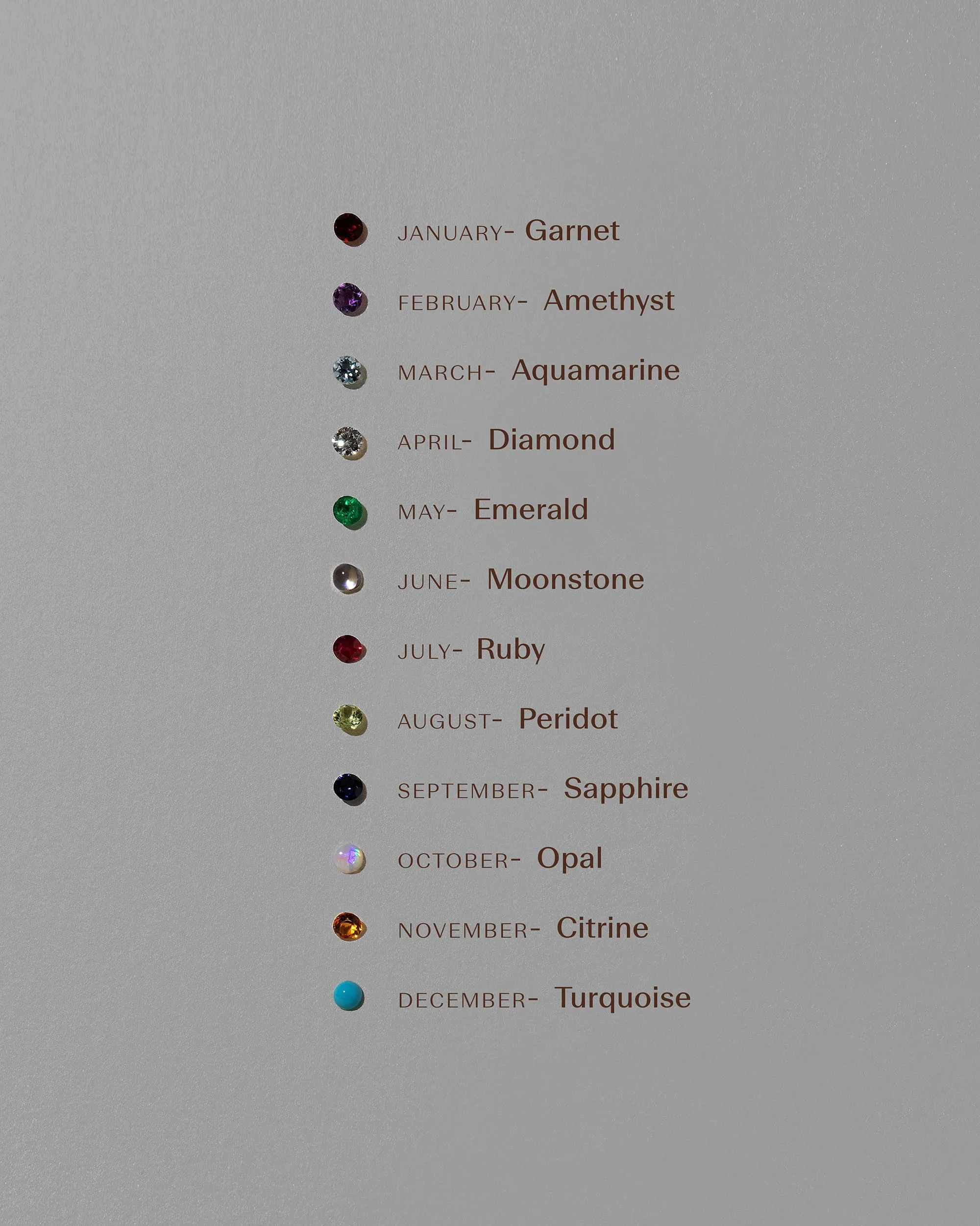 Birthstone Level Ring