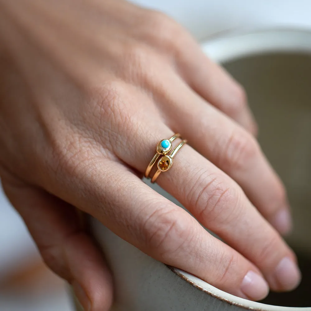 Birthstone Level Ring