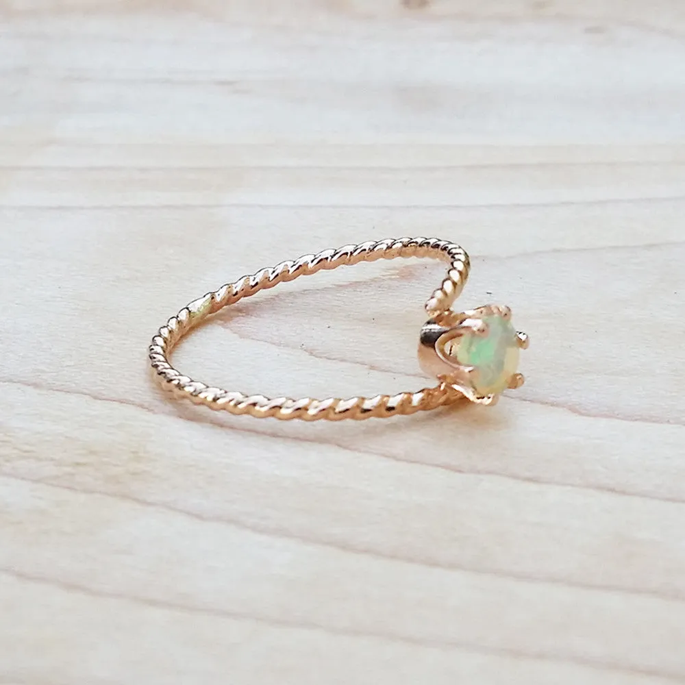 Birthstone Ring Engagement Jewelry Handmade