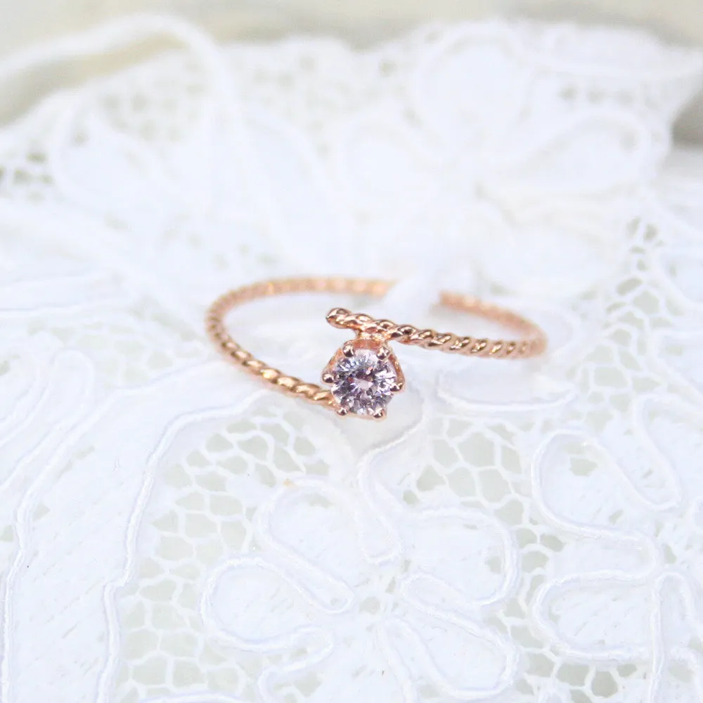 Birthstone Ring Engagement Jewelry Handmade