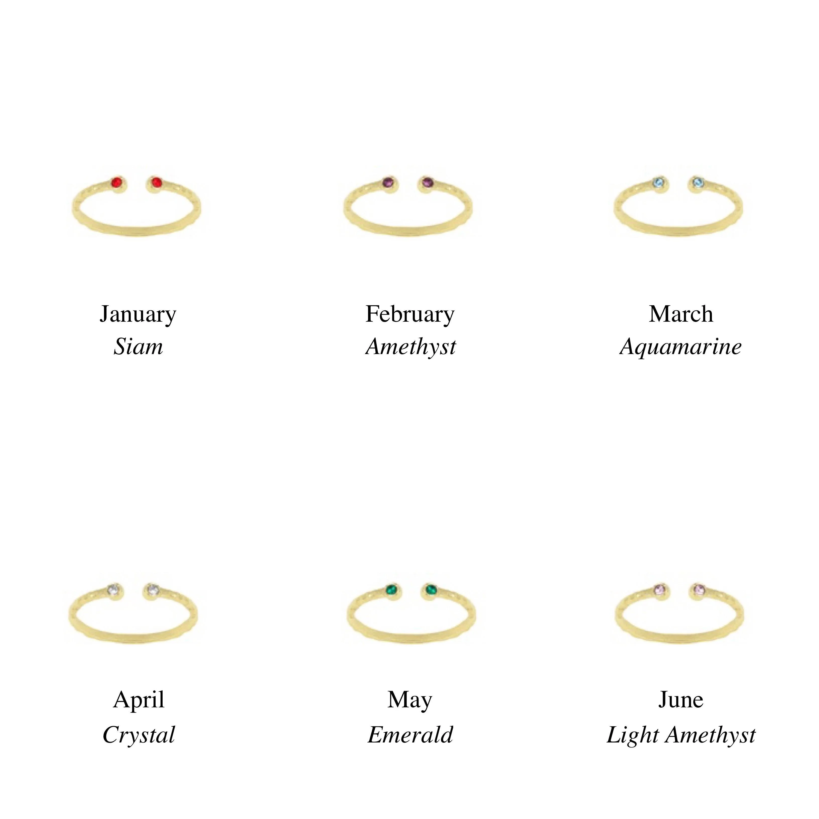 Birthstone Ring