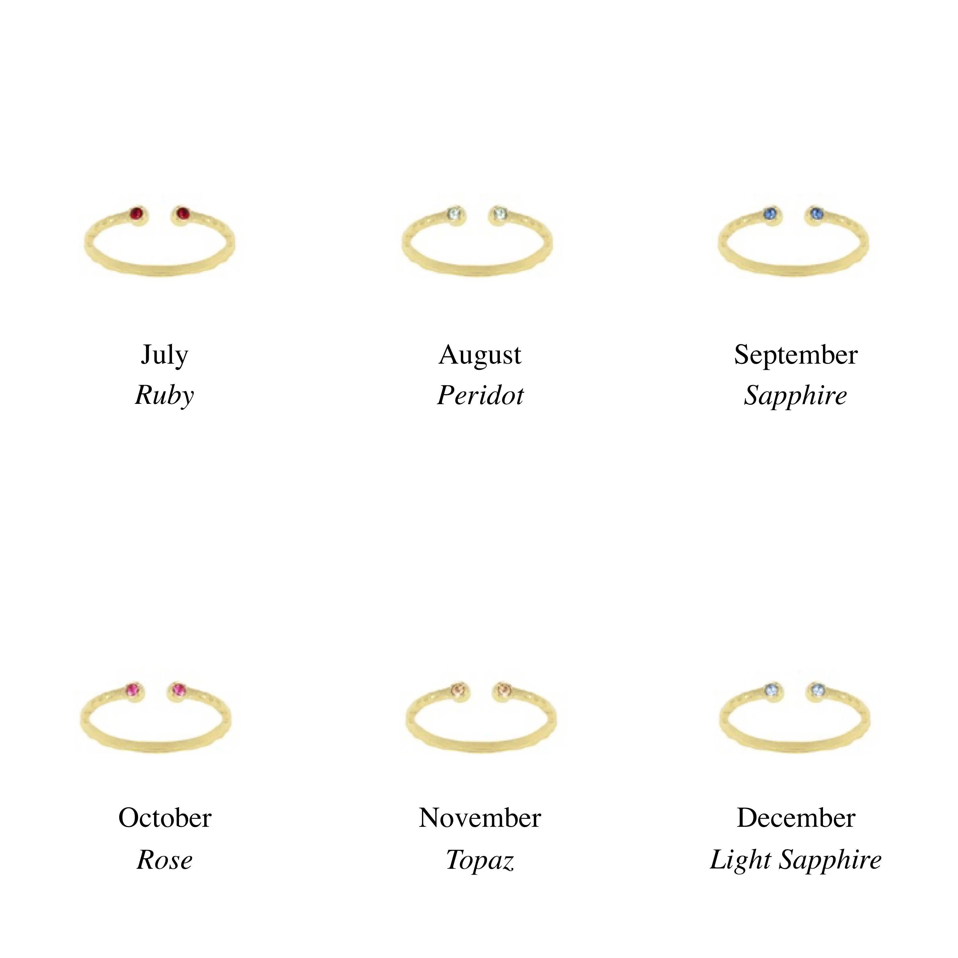 Birthstone Ring