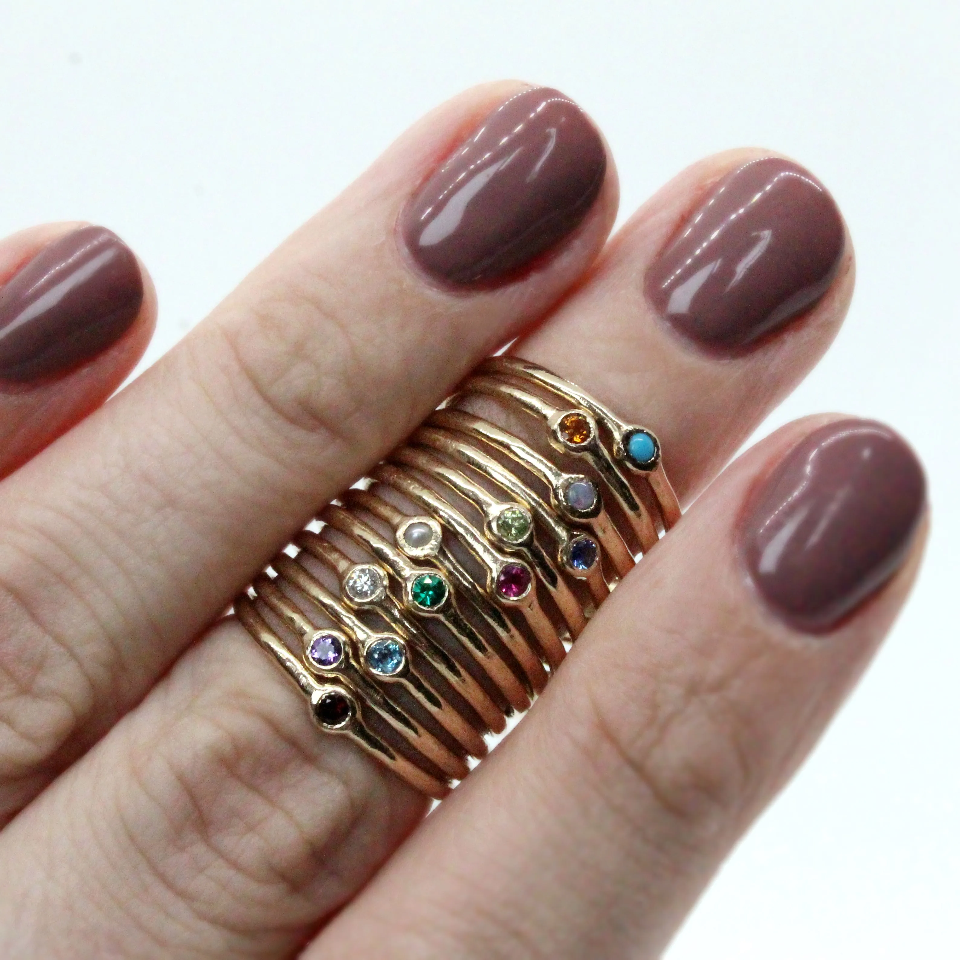 Birthstone Talisman Ring | October | Pink Tourmaline