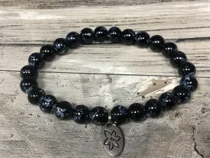 Black-Glass-Charm-Bracelet