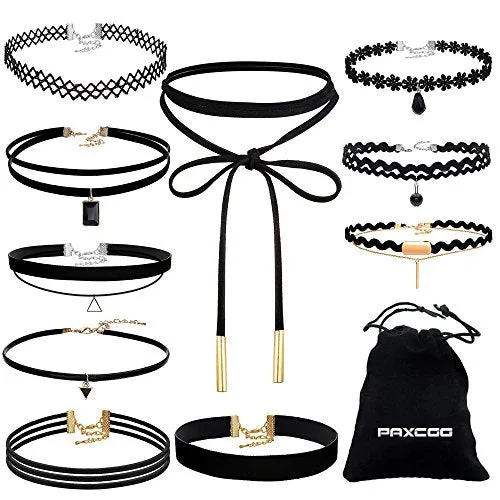 Black Velvet Choker Necklaces
