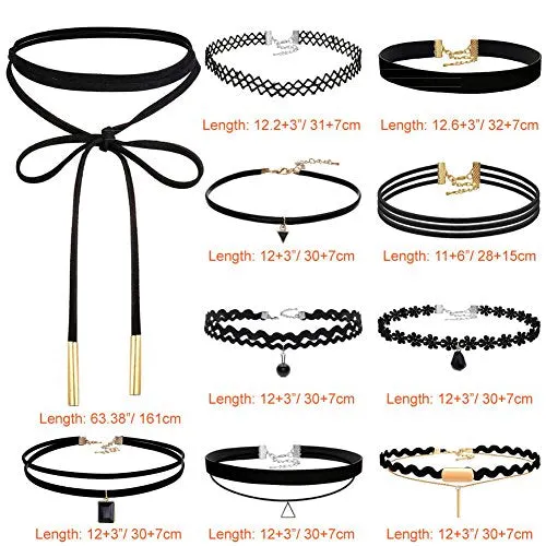 Black Velvet Choker Necklaces