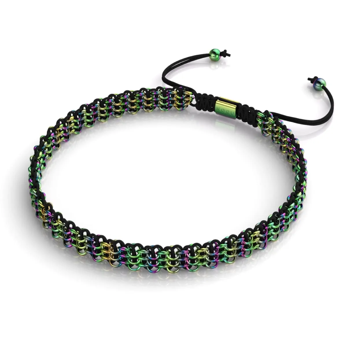 Black x Unicorn Silver | Kismet Links | Choker Necklace