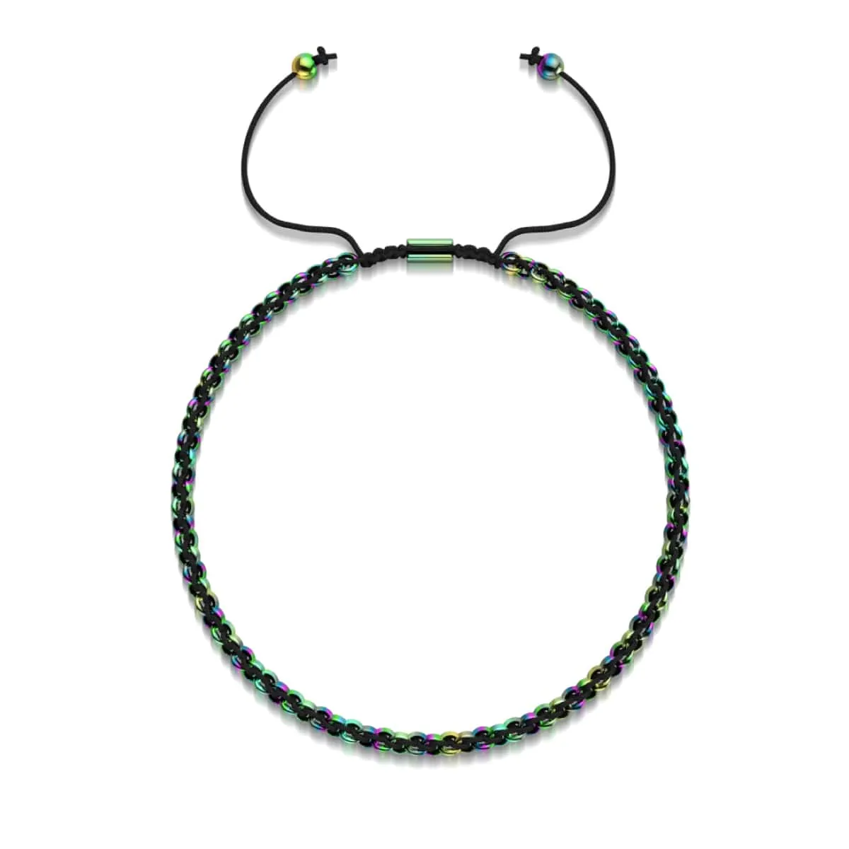 Black x Unicorn Silver | Kismet Links | Choker Necklace