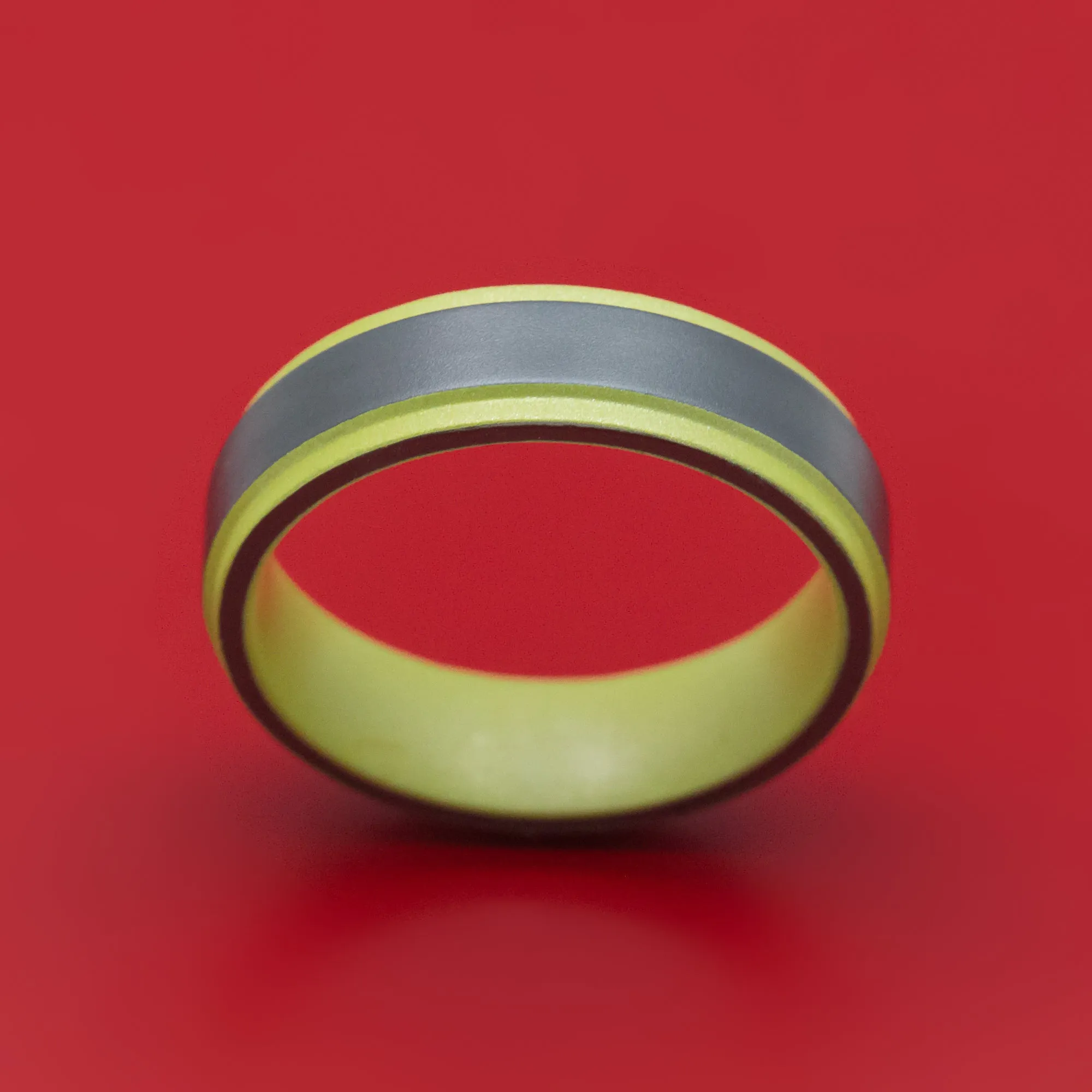 Black Zirconium And Cerakote Ring Custom Made