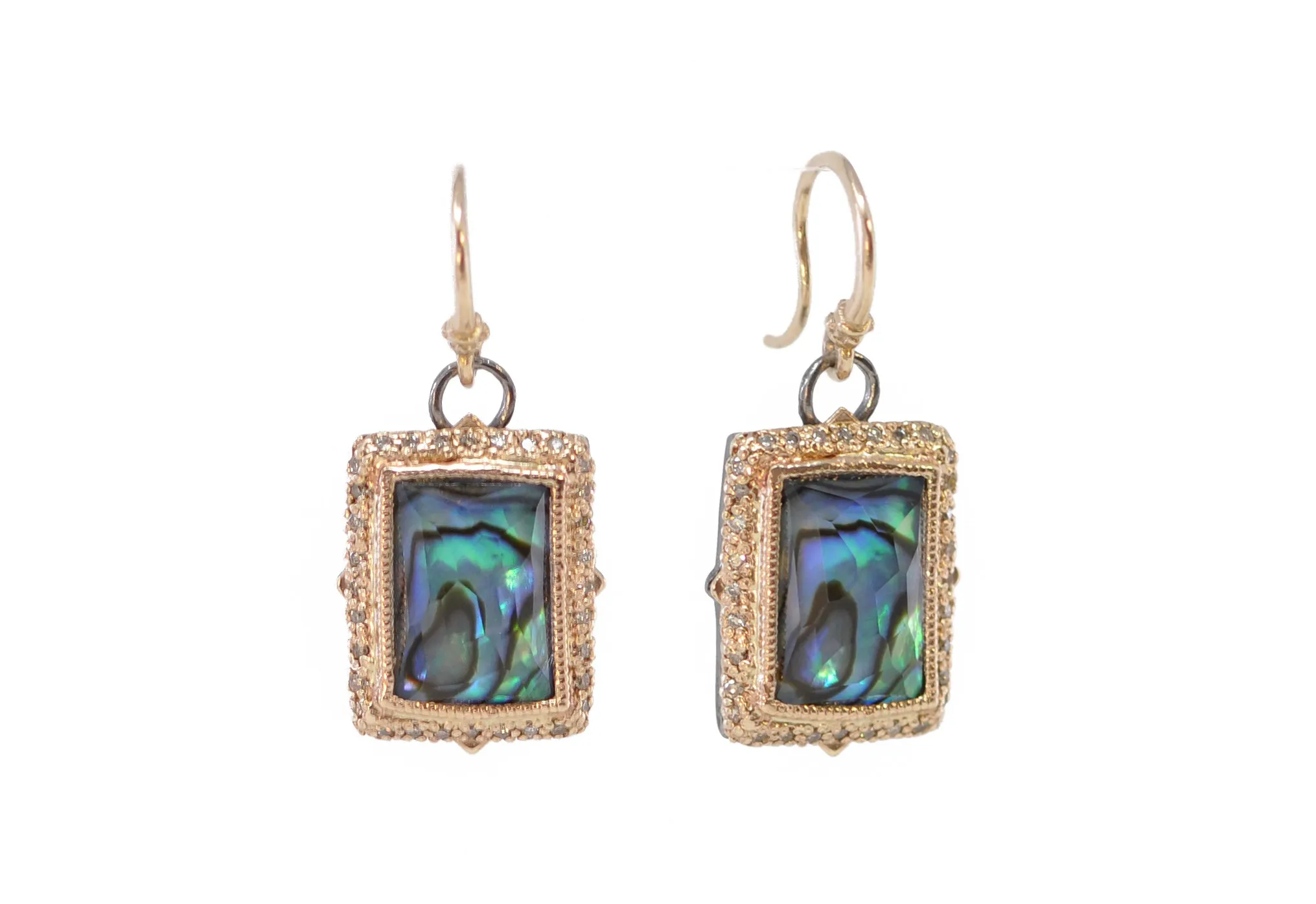 BLUE PEARL DROP EARRINGS