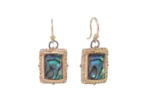 BLUE PEARL DROP EARRINGS