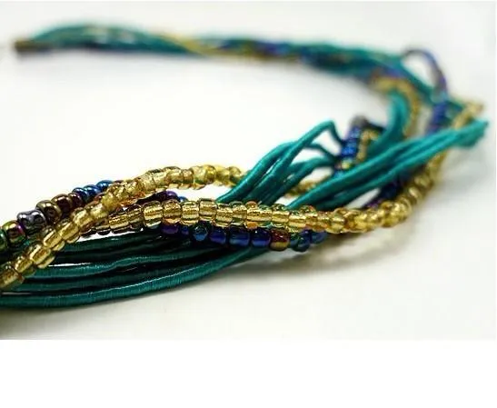 Bohemian Multilayer Crystal Gem Necklace