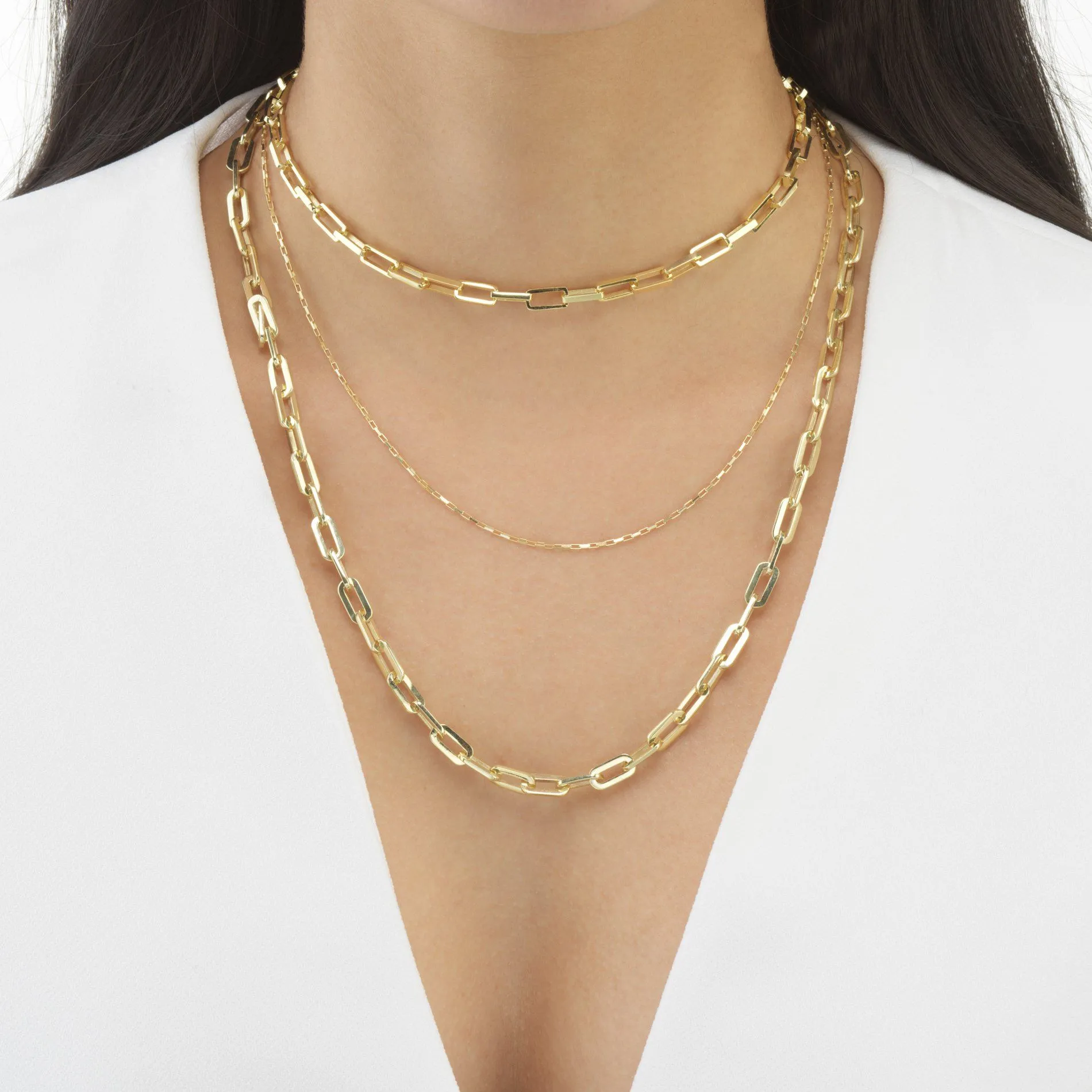 Box Link Necklace
