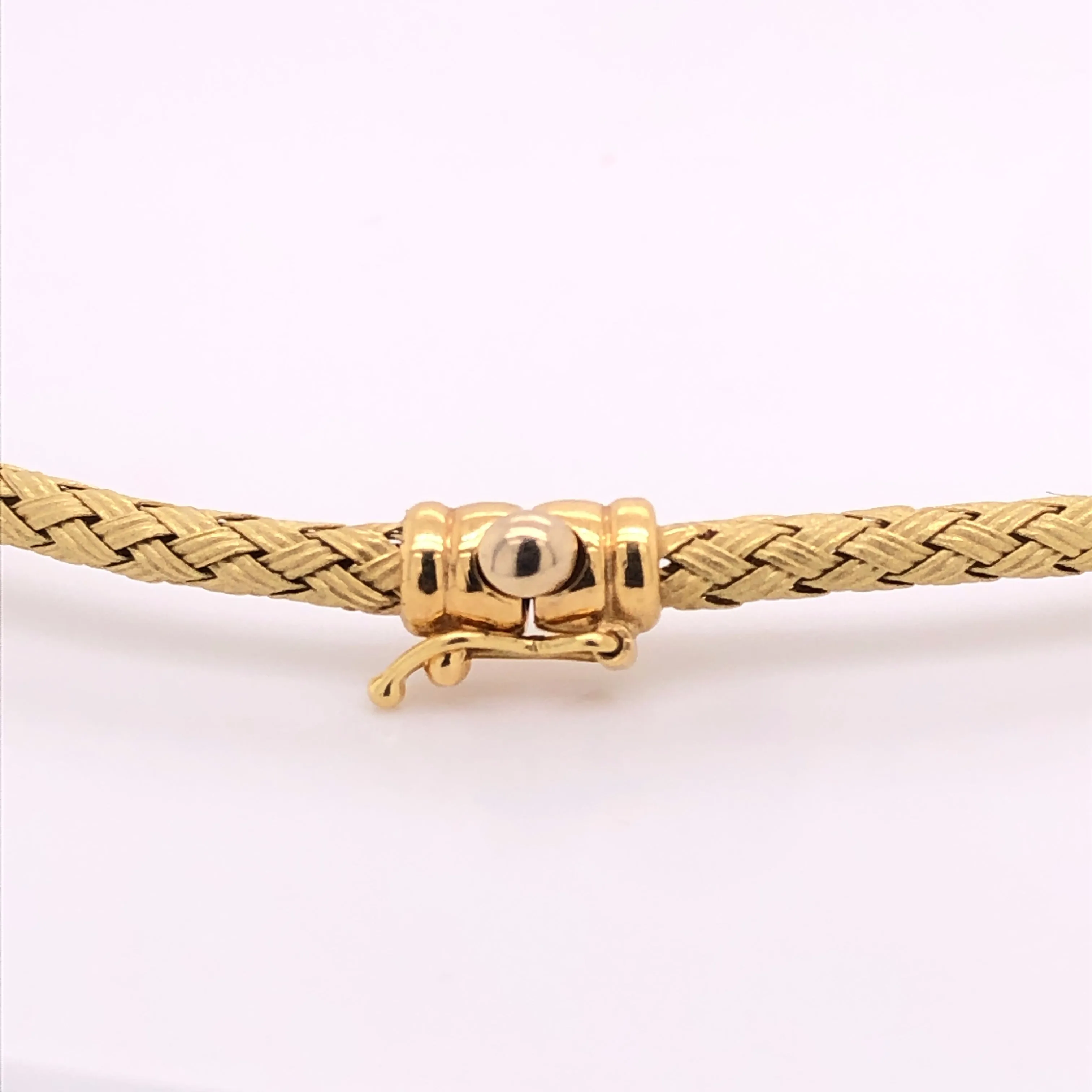 Braided Diamond Choker - 19574