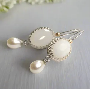 Bridal Pearl Earrings - Magic Of The Moment.