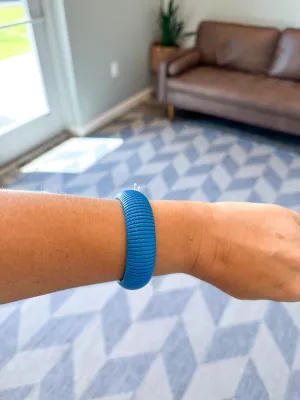 Bright Blue Stretch Bracelet