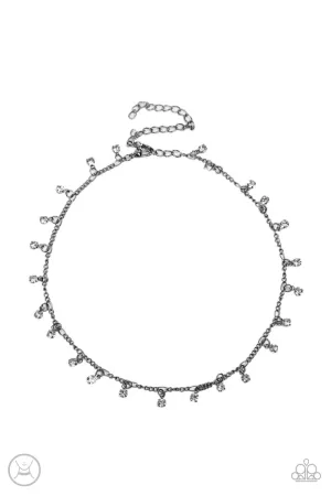Bringing SPARKLE Back - Black (Gunmetal) Necklace