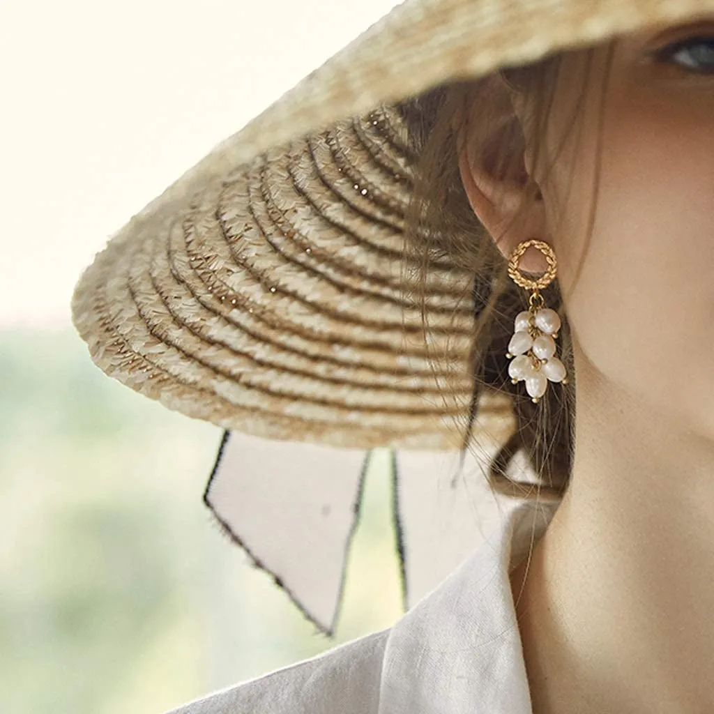 Bundle Of Pearls Earrings
