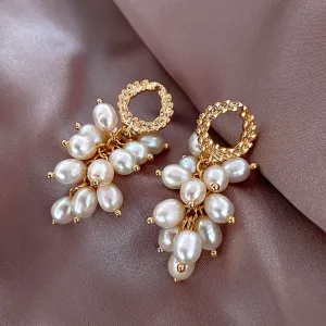 Bundle Of Pearls Earrings