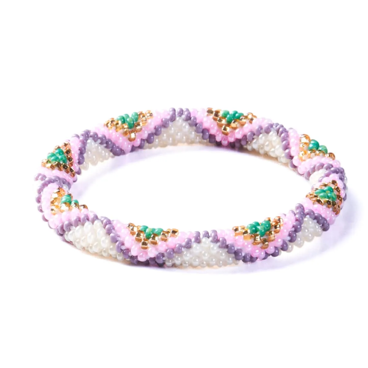 Calla Lilies | Himalayan Glass Bead Bracelet
