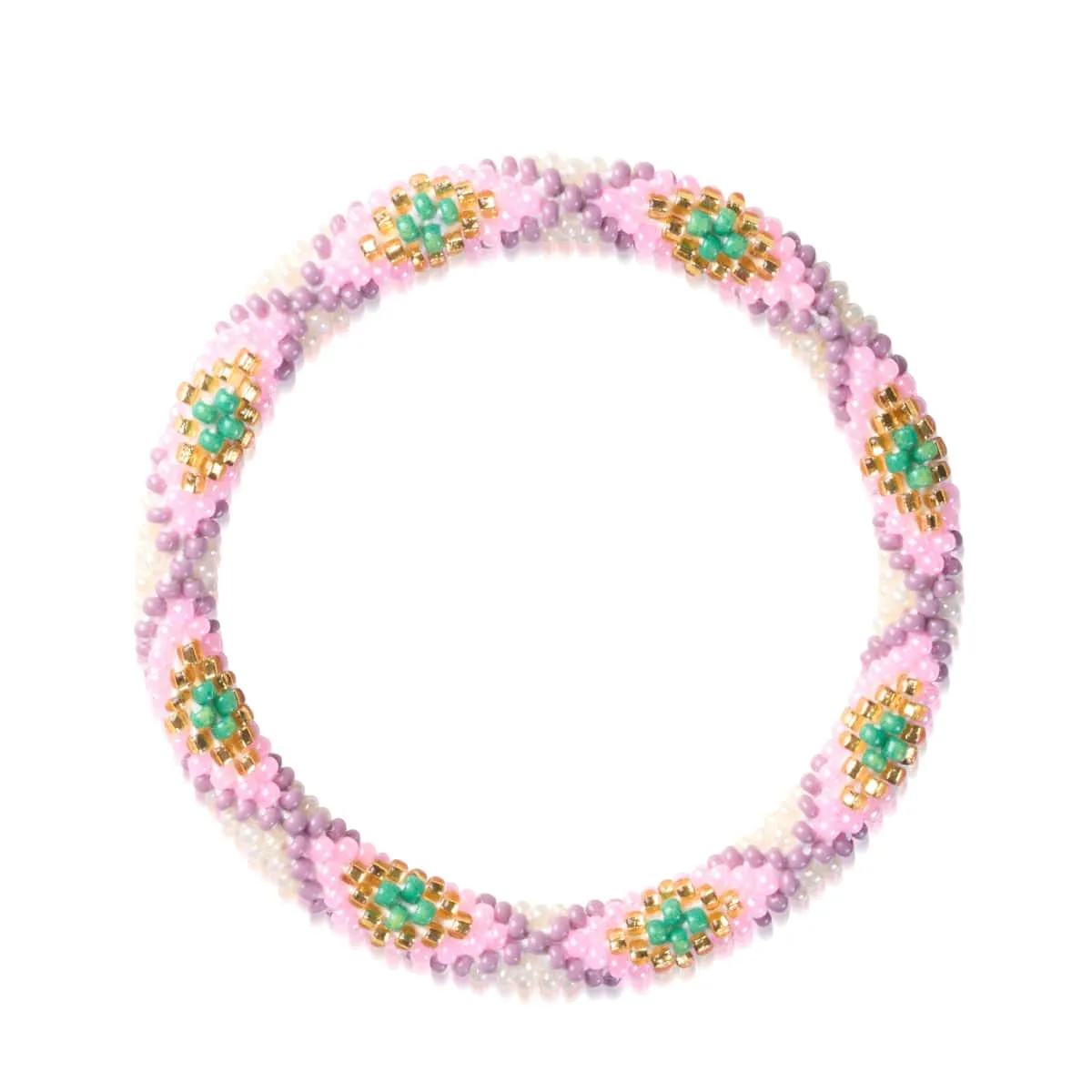 Calla Lilies | Himalayan Glass Bead Bracelet