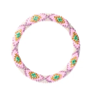 Calla Lilies | Himalayan Glass Bead Bracelet