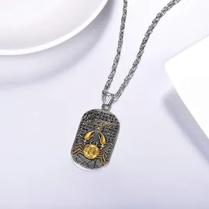 Cancer 3D Dog tag necklaces