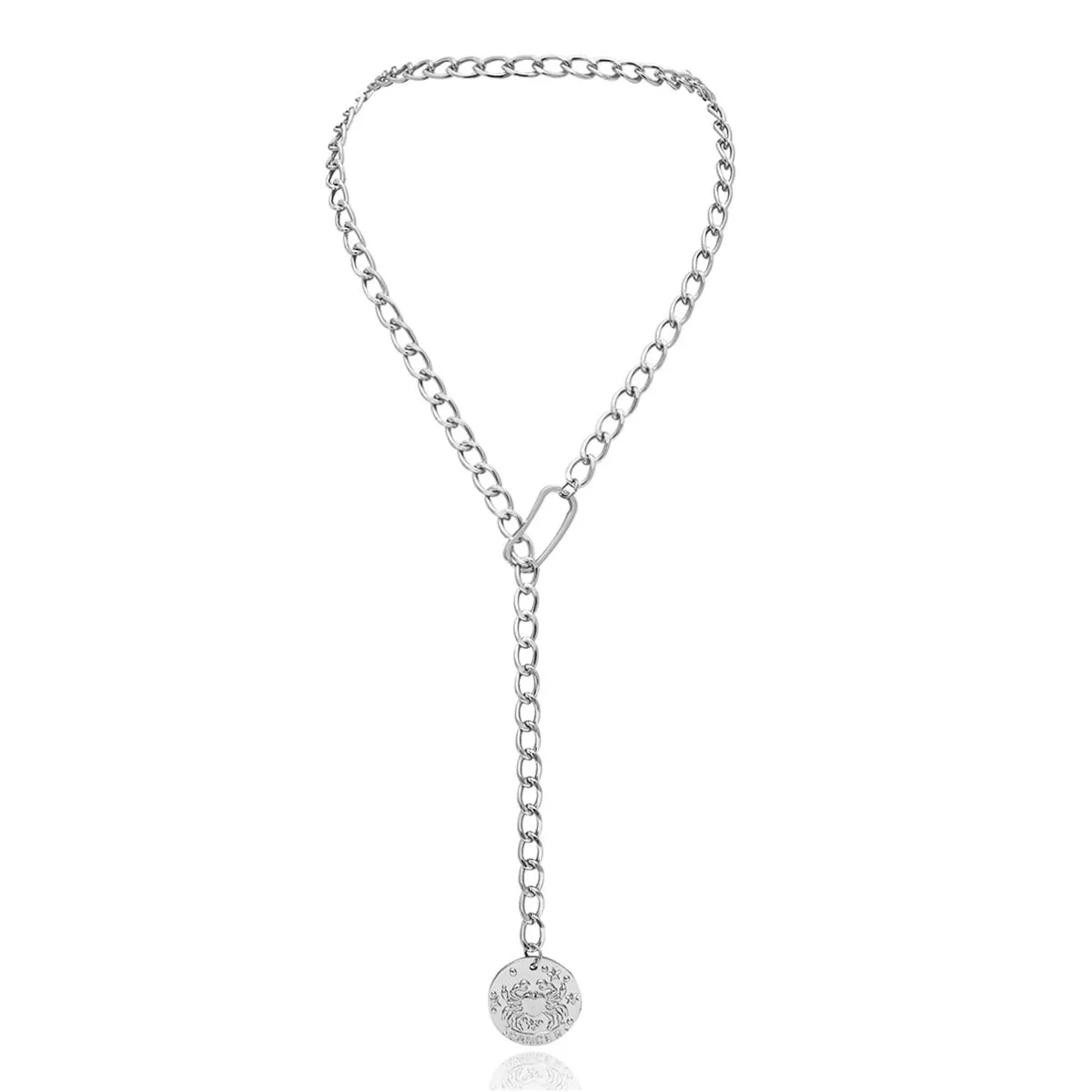 Cancer choker layered necklace