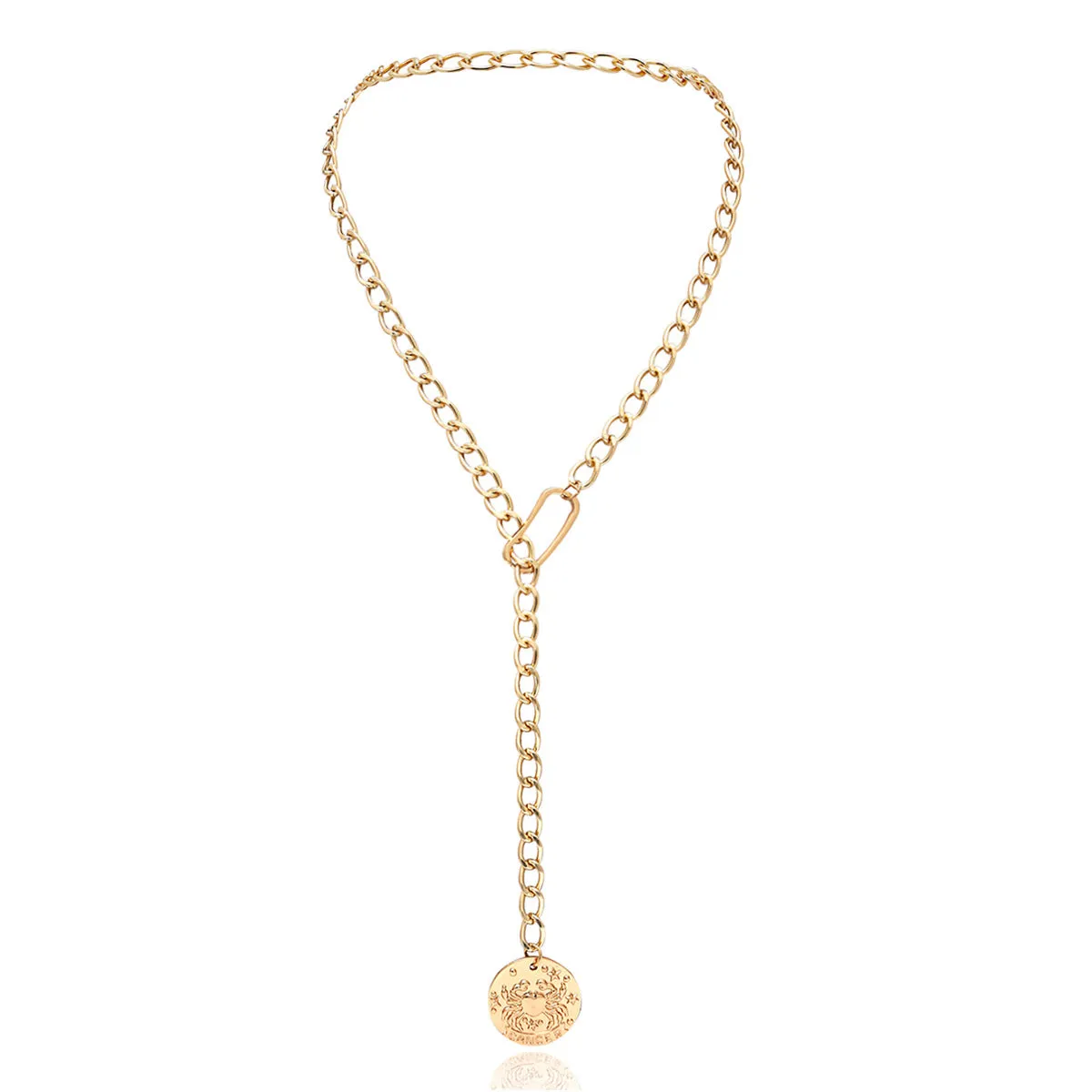 Cancer choker layered necklace