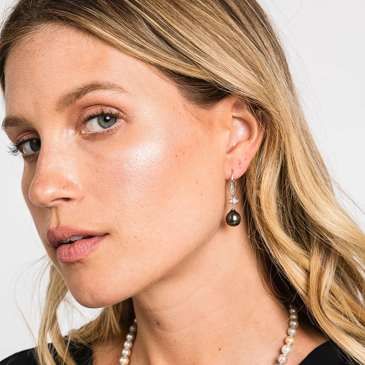 Cassidy Tahitian Pearl Drop Earrings