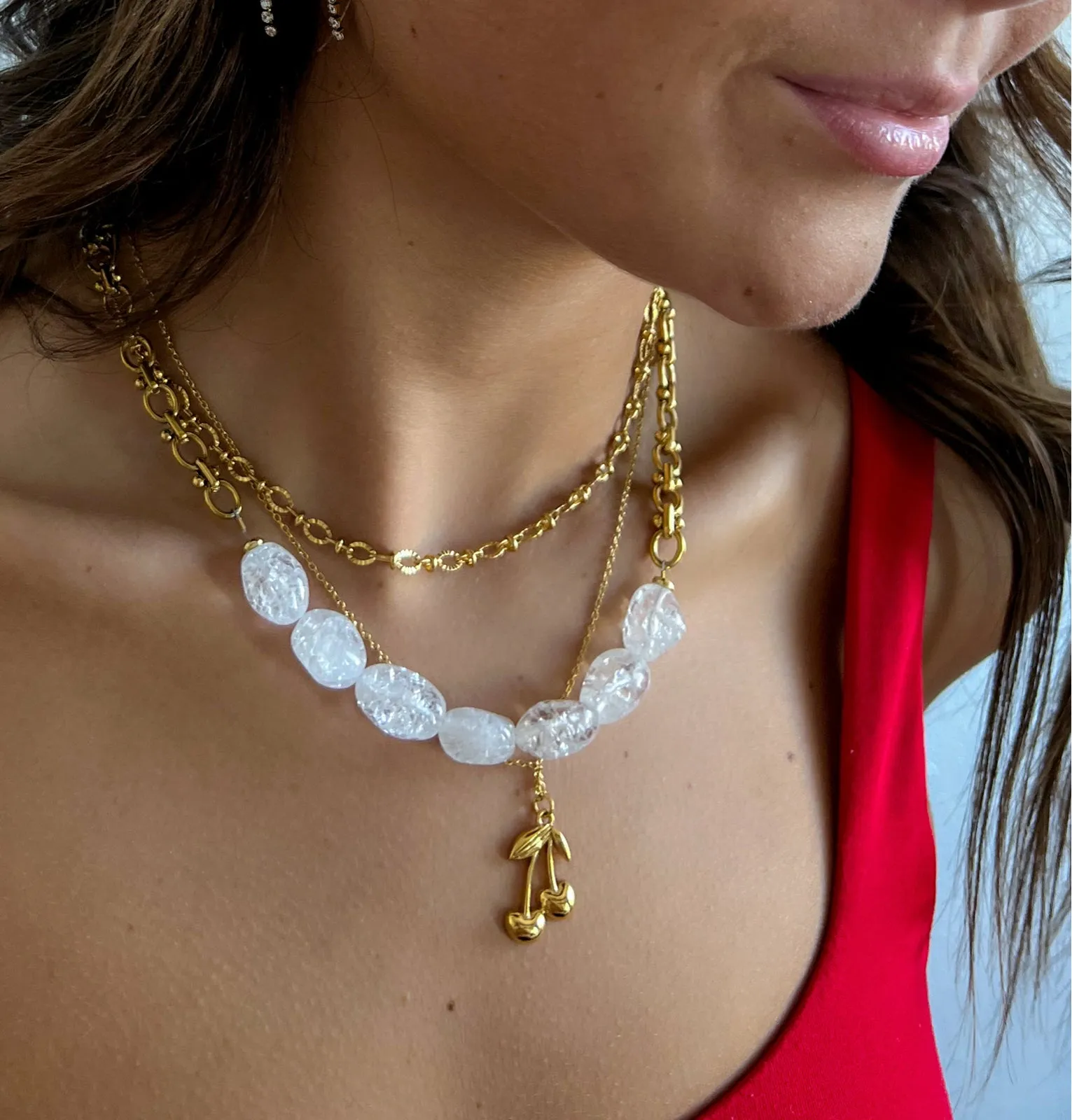 Charlotte Gold Layering Chain Necklace