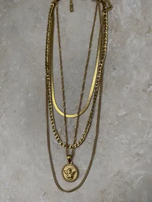 Cherub Reversible Pendant Necklace