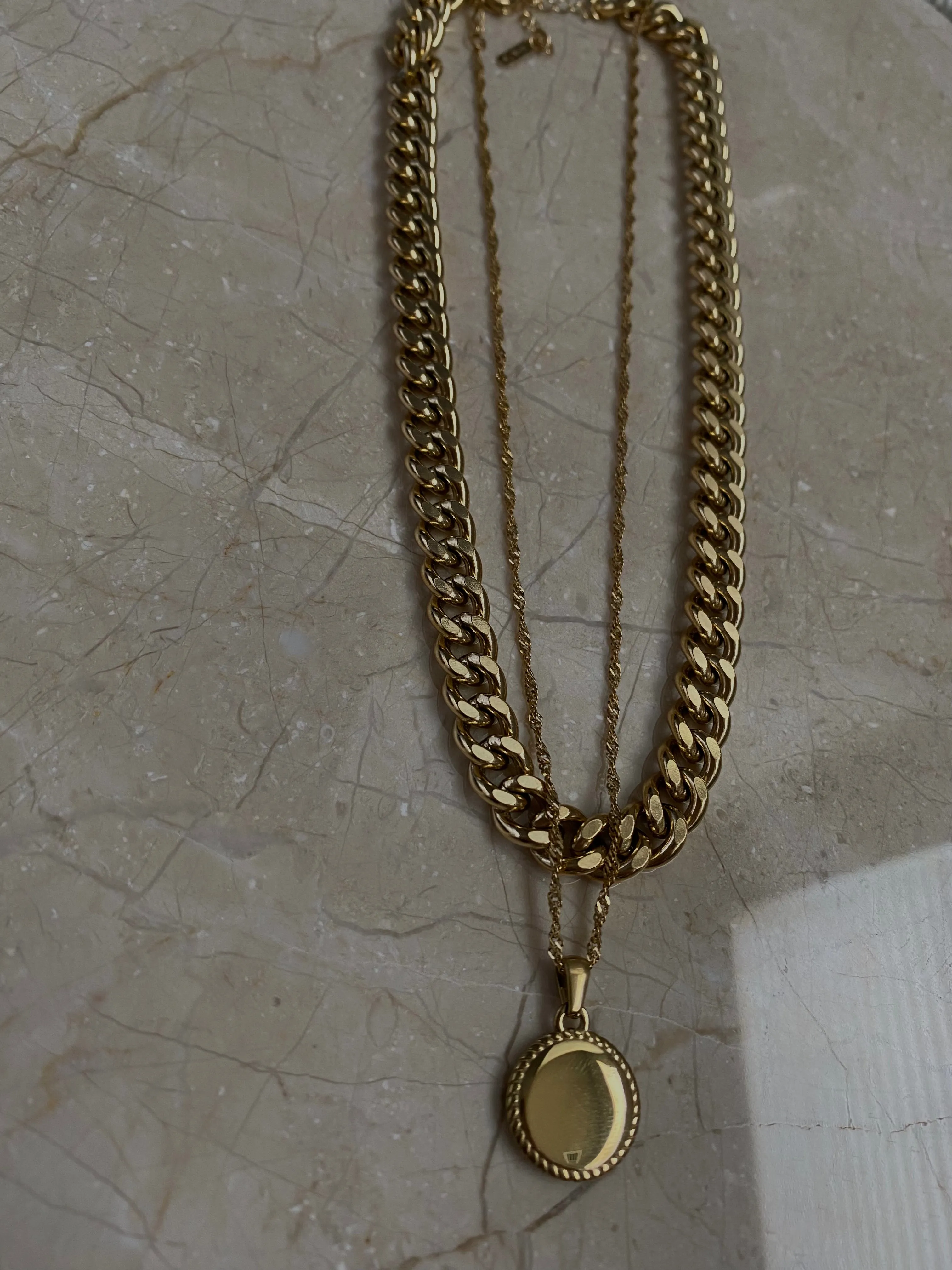 Cherub Reversible Pendant Necklace