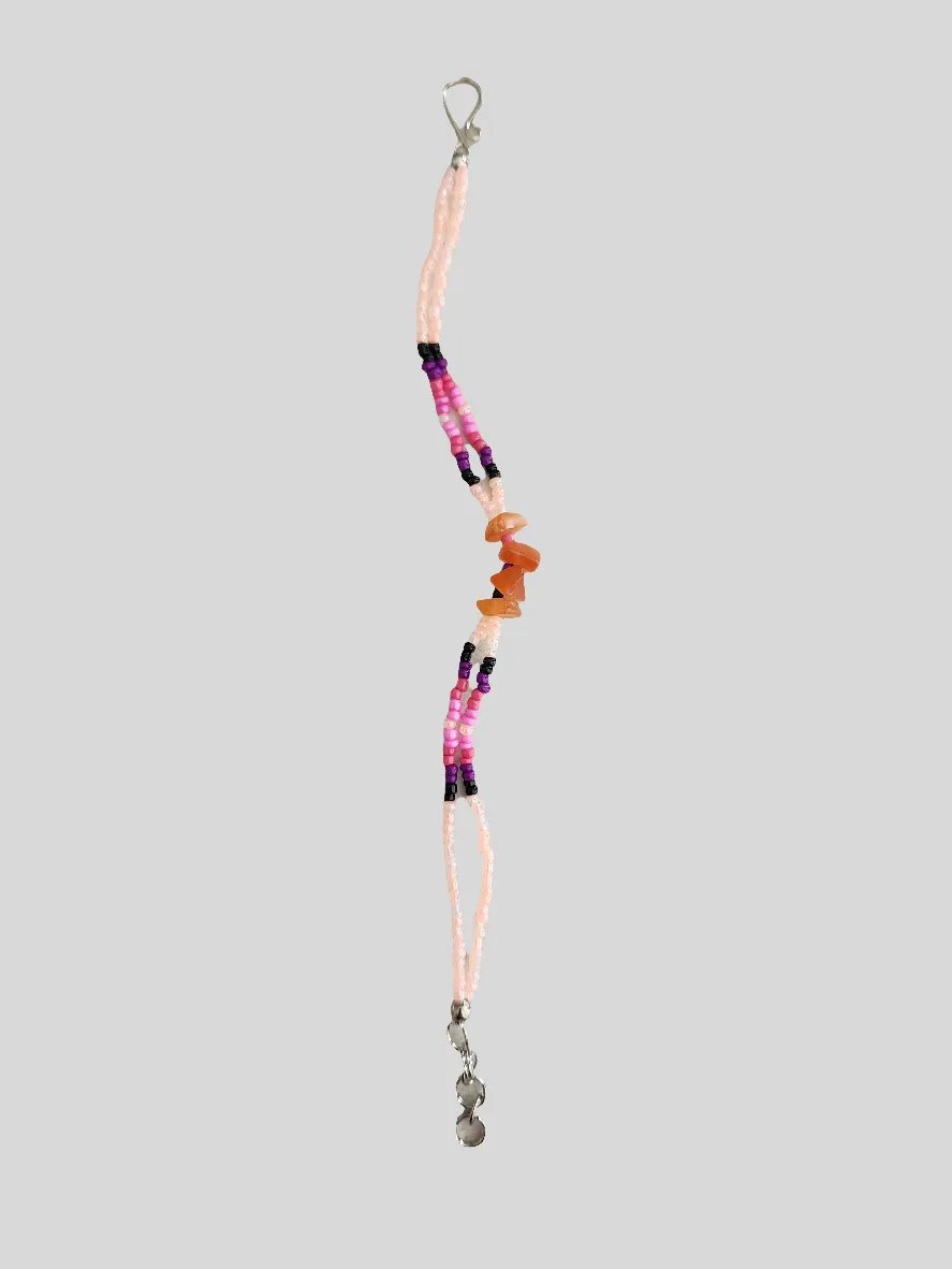 Chip Stone - Beaded - Multi Strand Bracelets - Assorted Colors