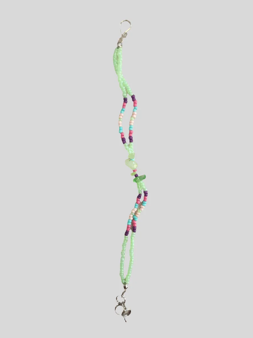 Chip Stone - Beaded - Multi Strand Bracelets - Assorted Colors