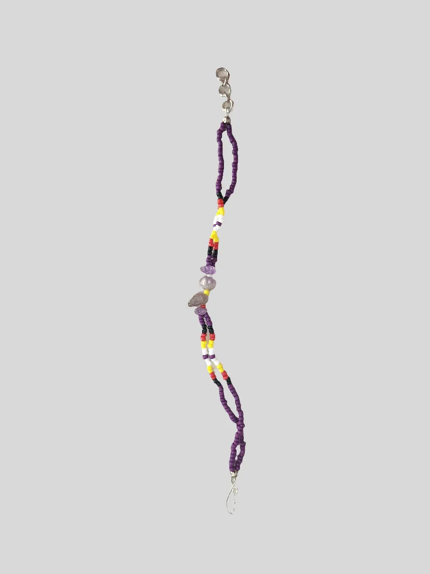 Chip Stone - Beaded - Multi Strand Bracelets - Assorted Colors