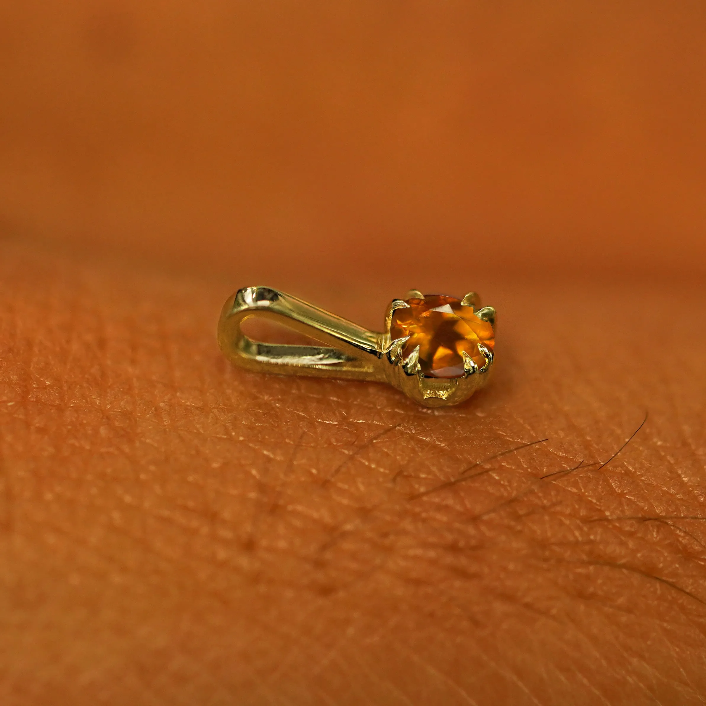 Citrine Charm