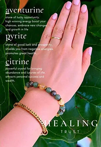 Citrine Crystal Bracelet for Wealth