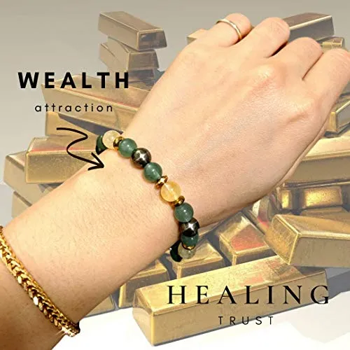 Citrine Crystal Bracelet for Wealth