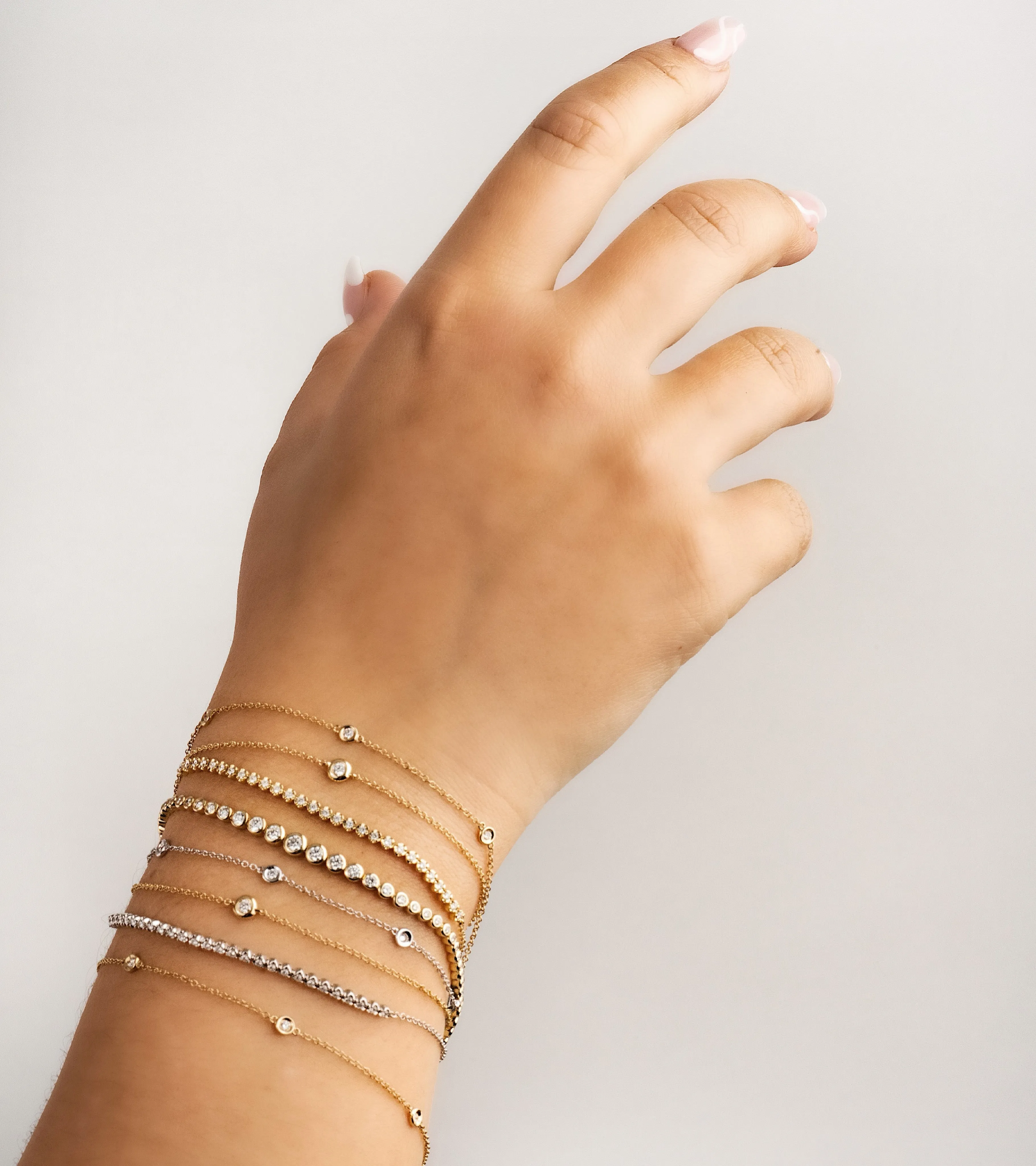 Classic Diamond Station Bracelet