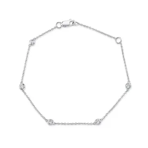 Classic Diamond Station Bracelet