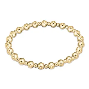 Classic Grateful Pattern 5mm Bracelet Gold
