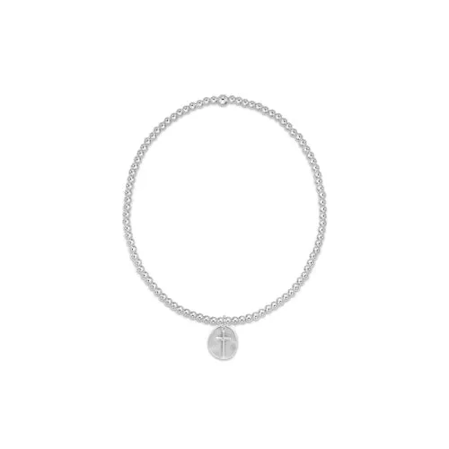 Classic Sterling 2mm Bead Bracelet - Inspire Small Sterling Charm